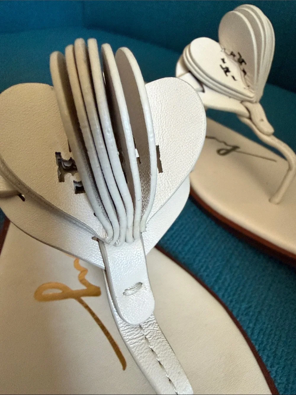 Tory Burch Heart Thong Sandals